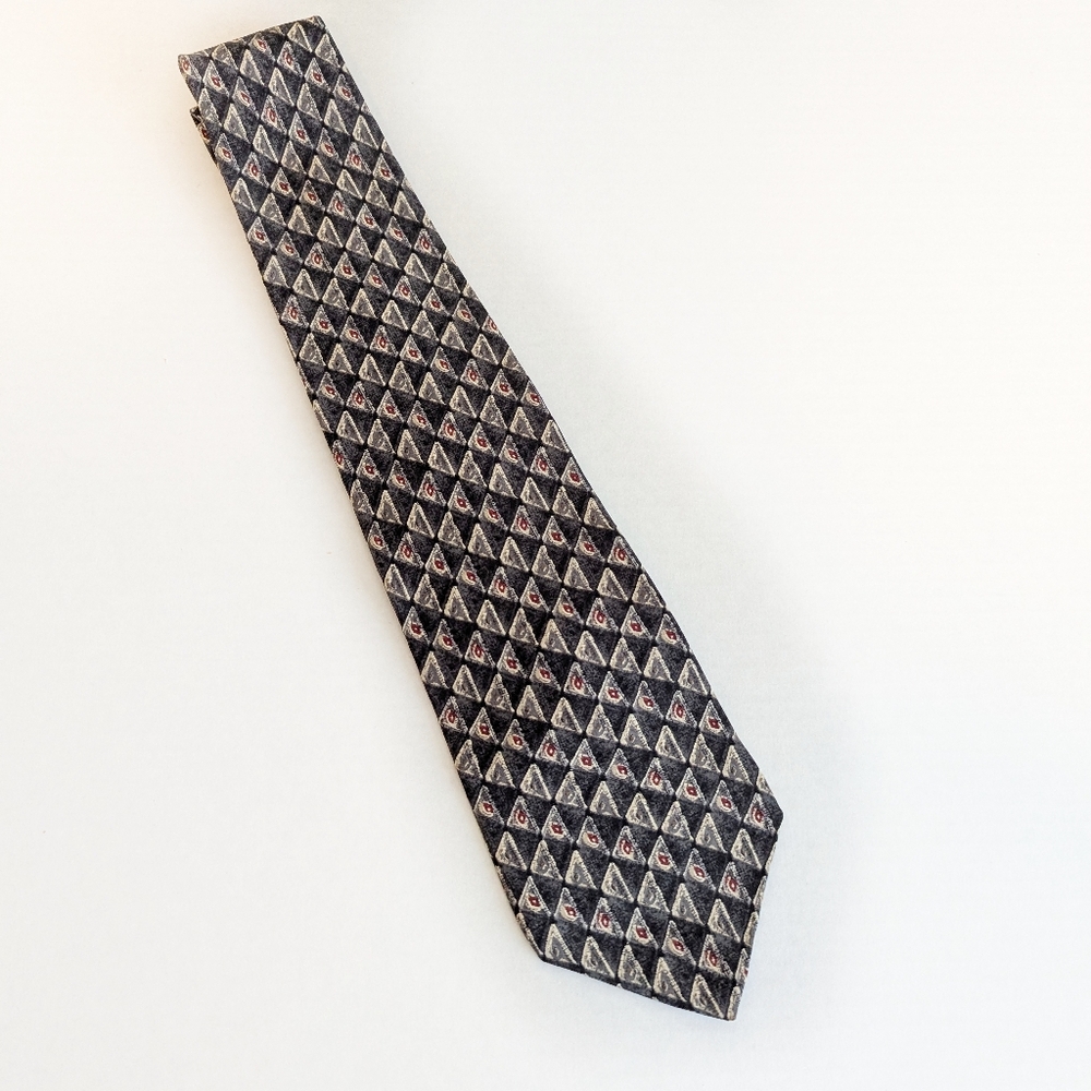 Peter Thomas By Superba Grey Patterned Men's Tie